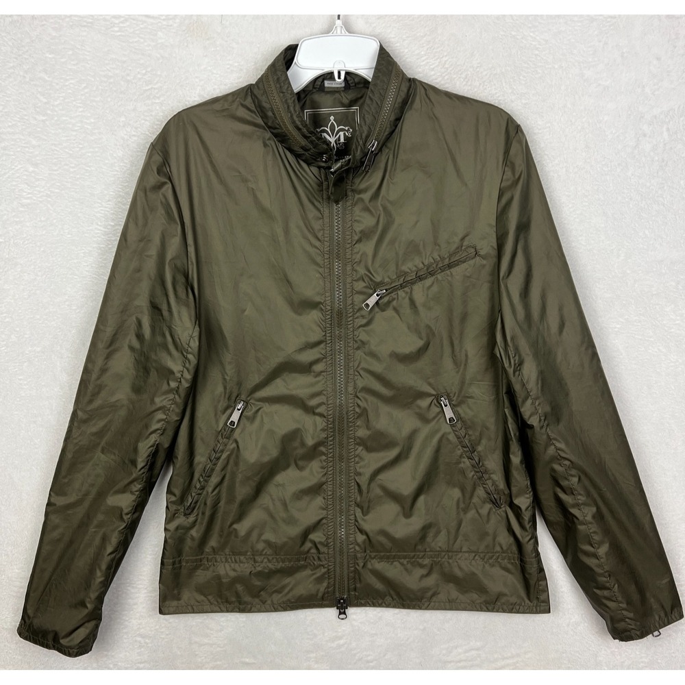 Mackage Lightweight Windbreaker Jacket Mens 40‎ Olive Green Bomber Packable